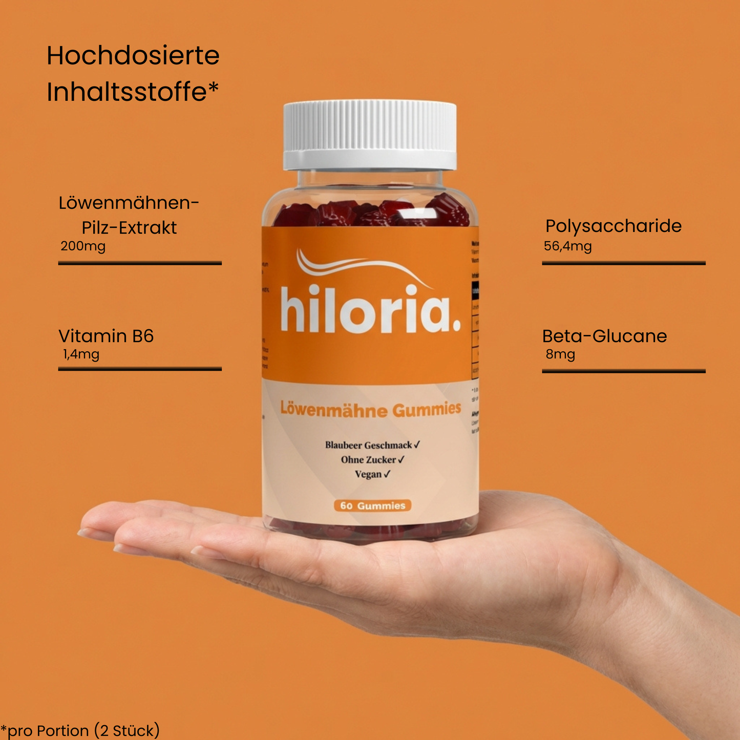 Löwenmähne Gummies